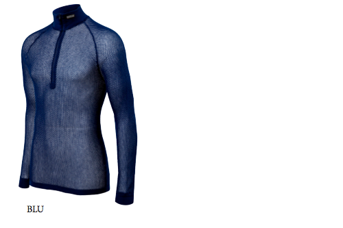 SUPER THERMO ZIP POLO 3/4 HALS